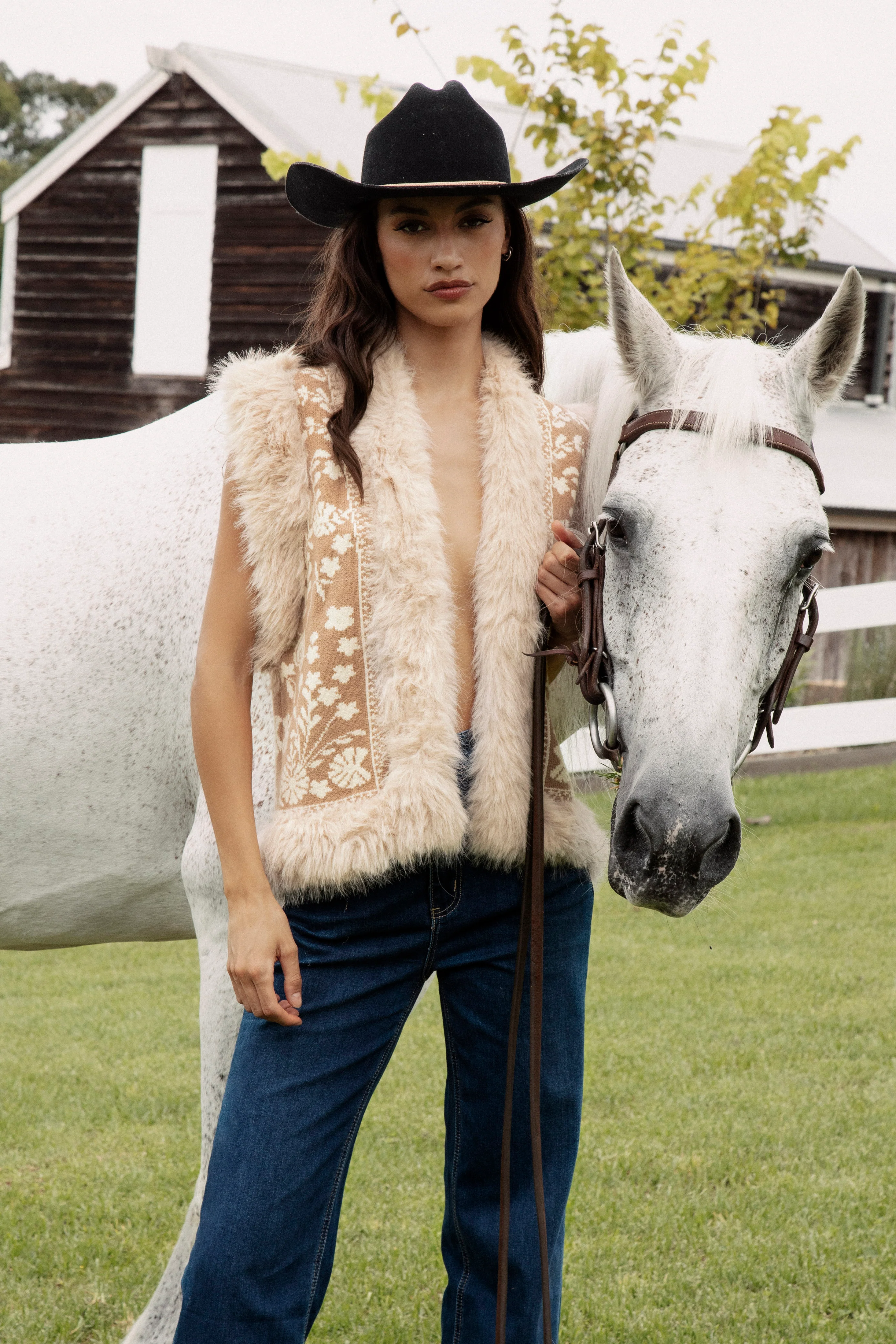 Cowgirl Vest - Chestnut