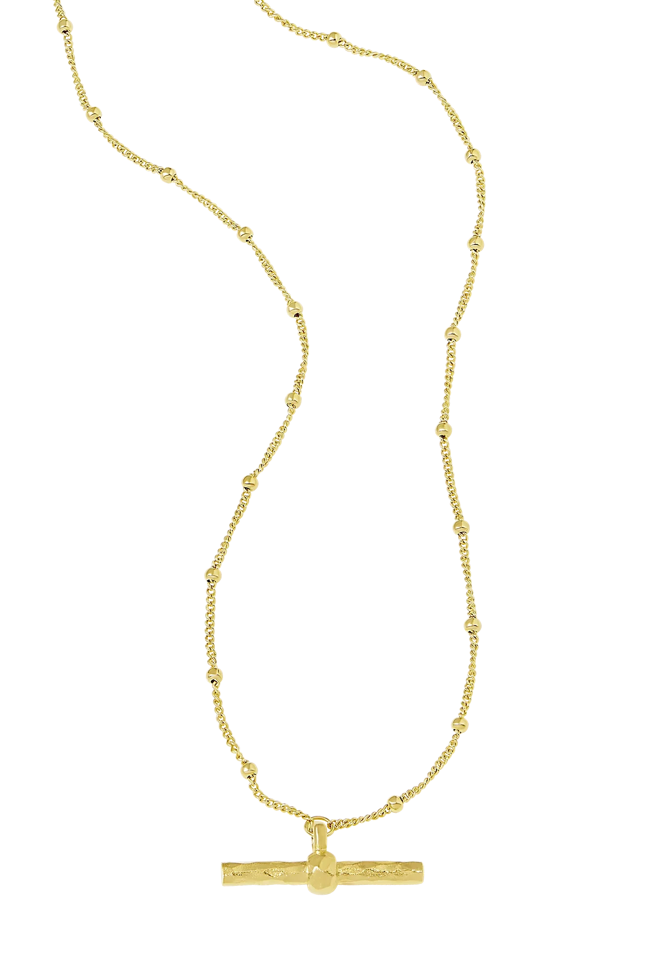 Delicate Bar Necklace Gold