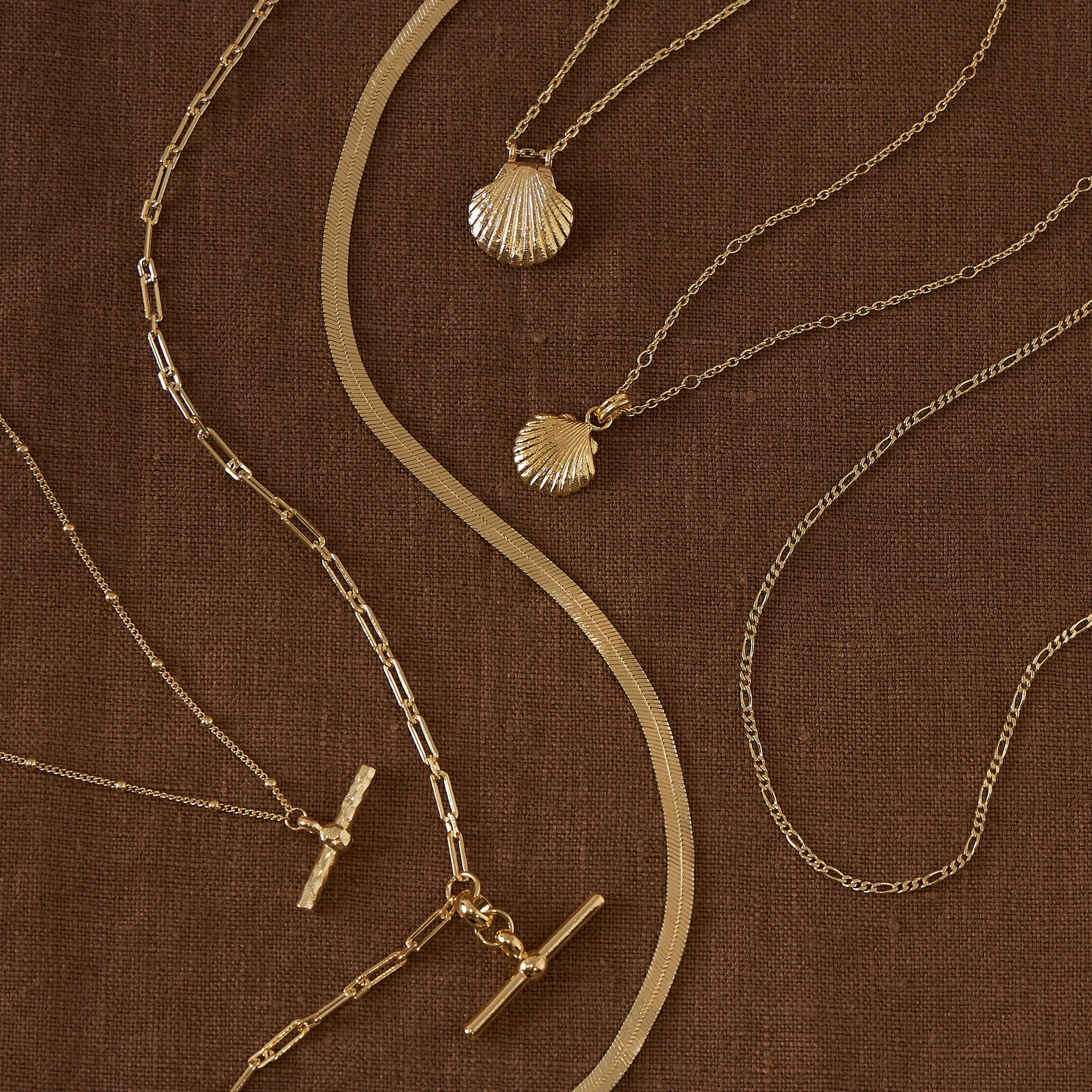 Delicate Bar Necklace Gold - Image 6