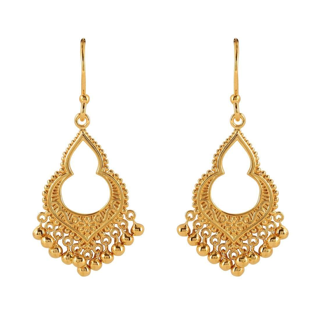 Gold Mahaweli Charm Earrings