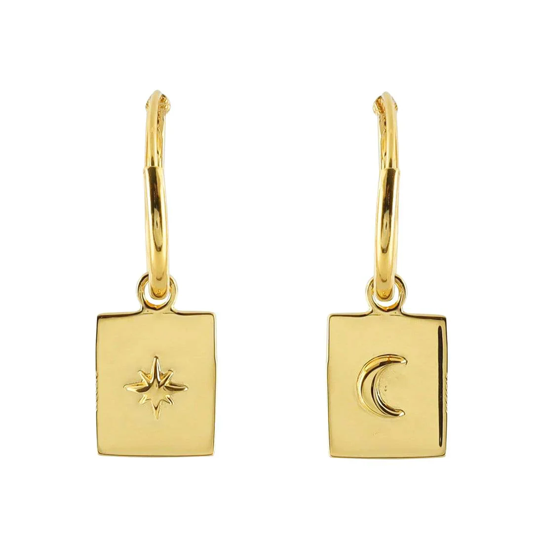 Celestial Medallion Sleepers Gold
