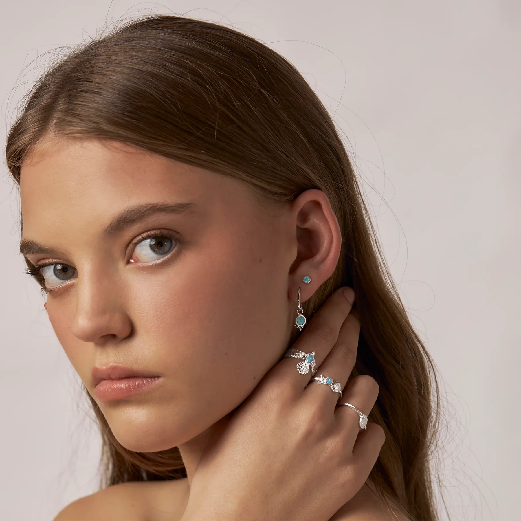 Eagle Spirit Azure Opal Ring - Image 4