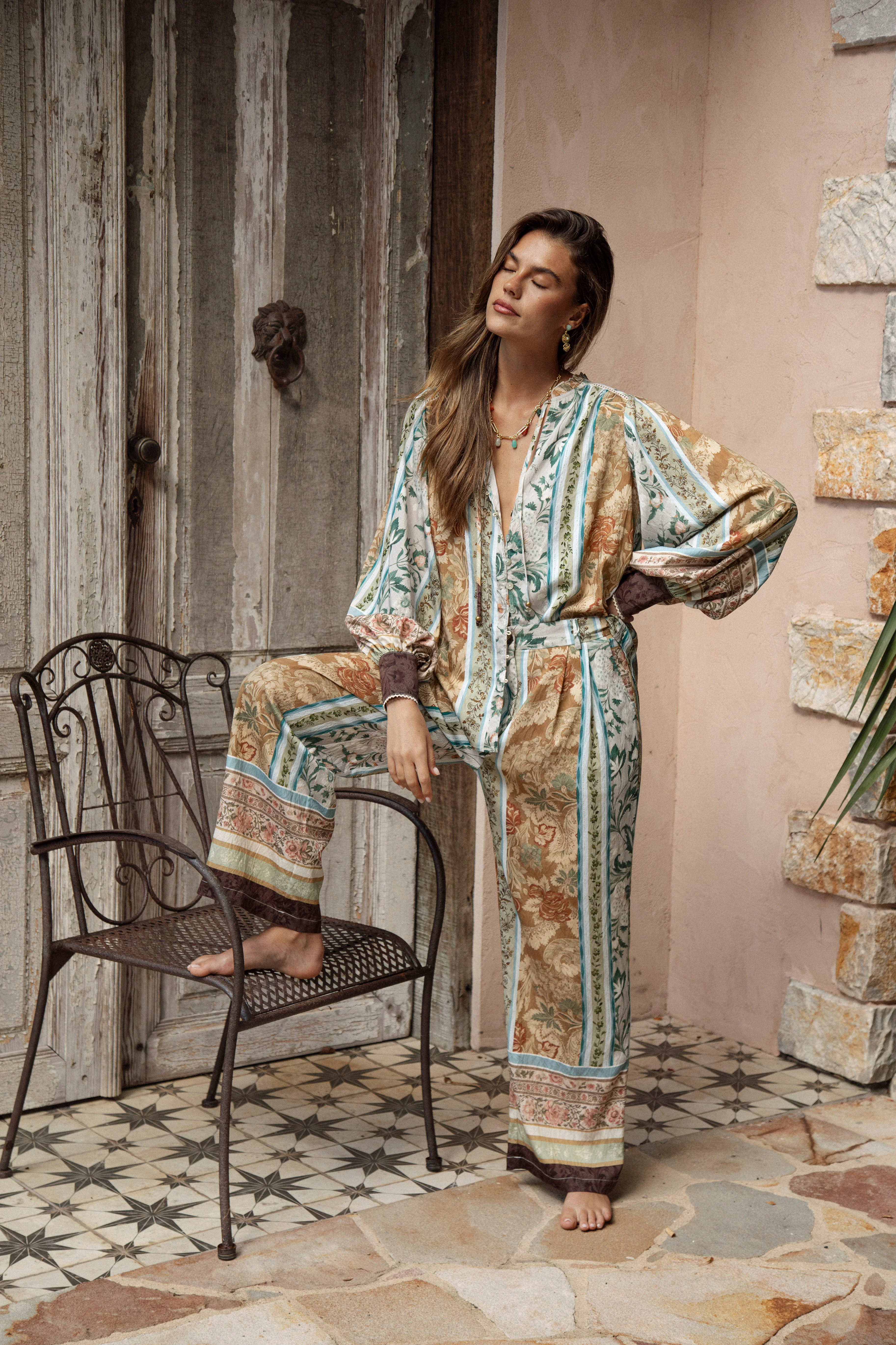 Georgie Pant - Olive - Image 6