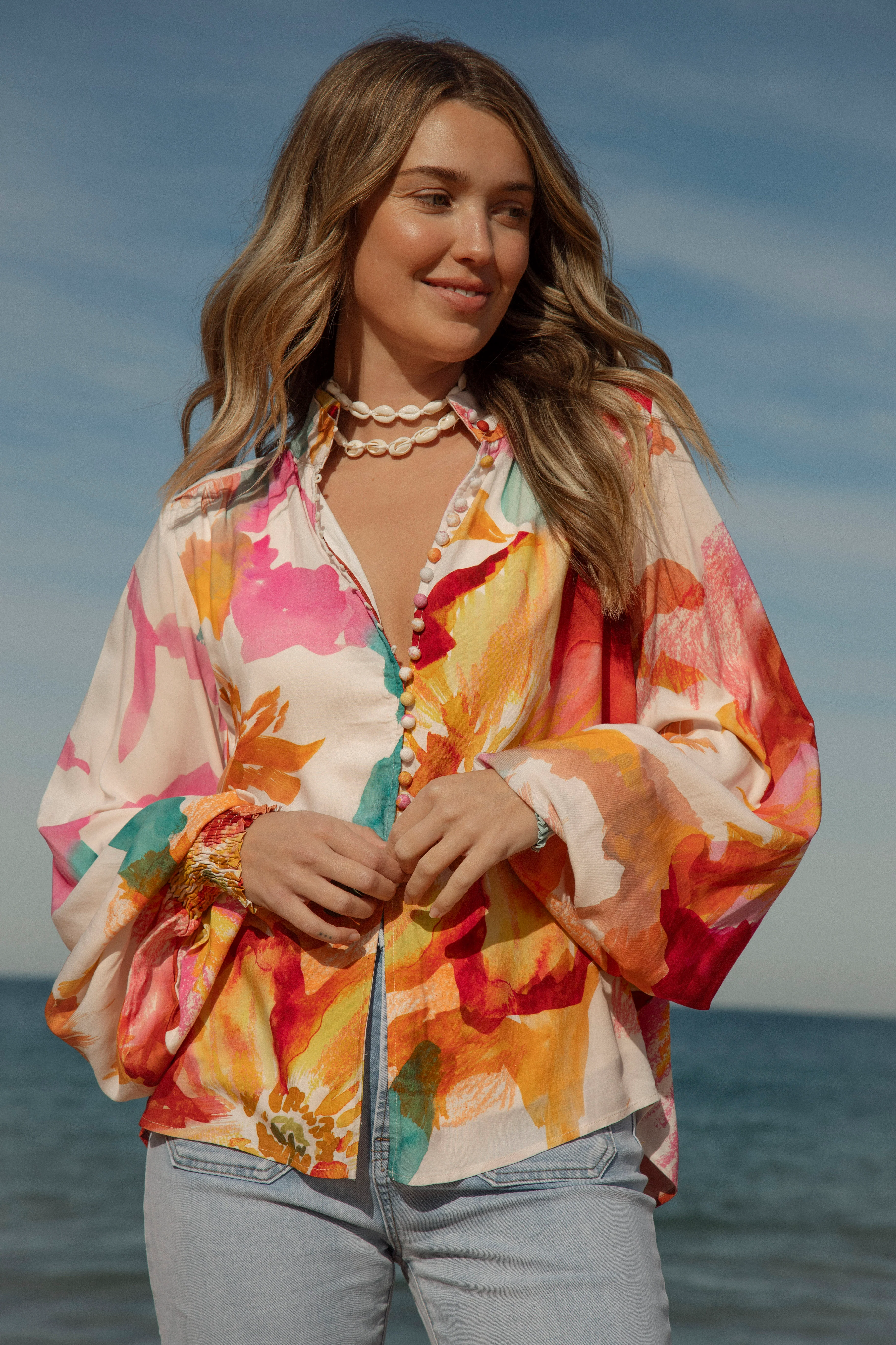 Isla Blouse - Bloom