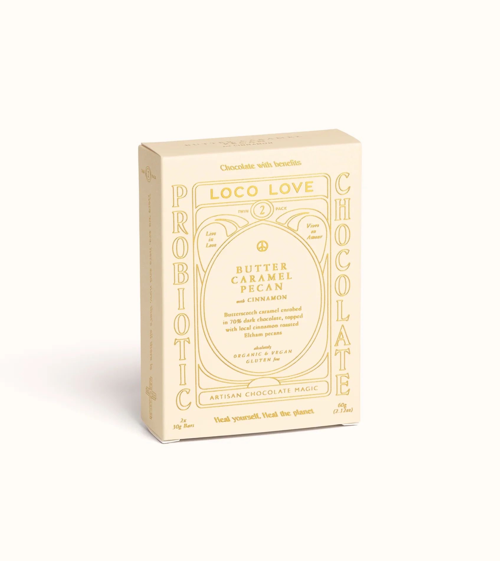 Loco Love Chocolate Twin Pack - Butter Caramel Pecan