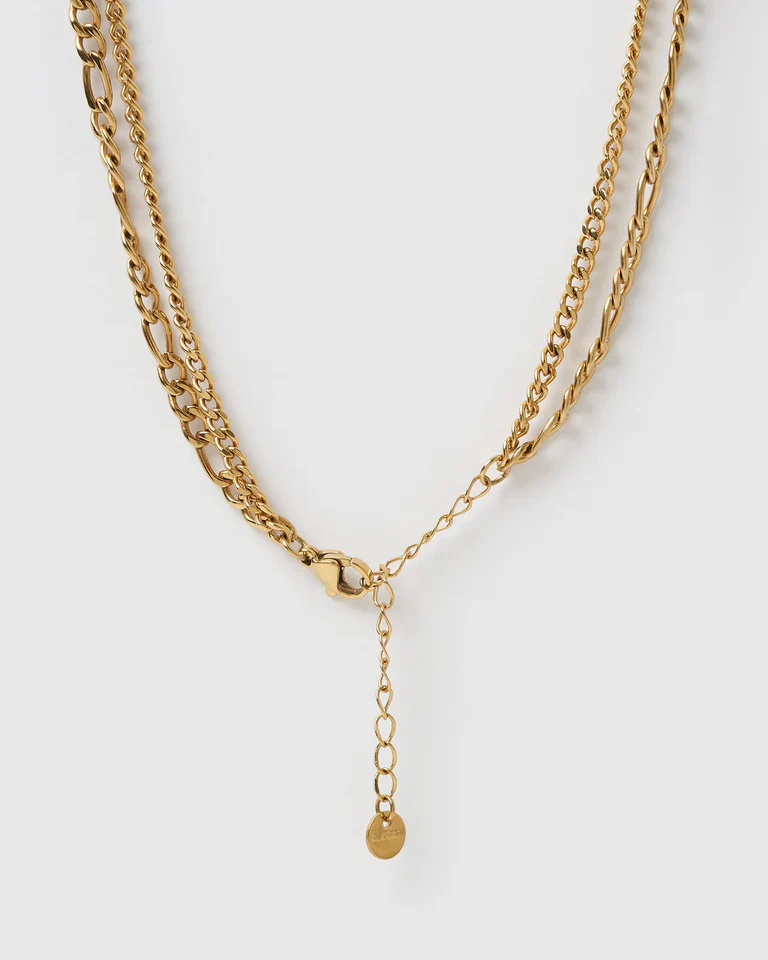 Marcella Double Stack Gold Necklace - Image 3