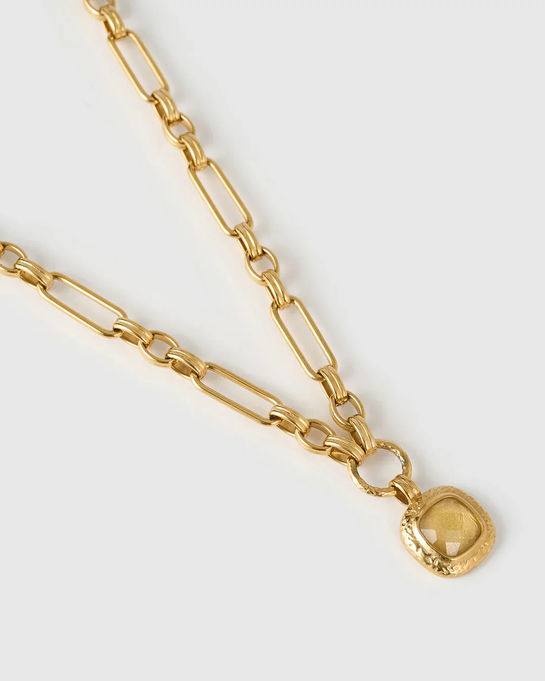 Mason Necklace - Citrine