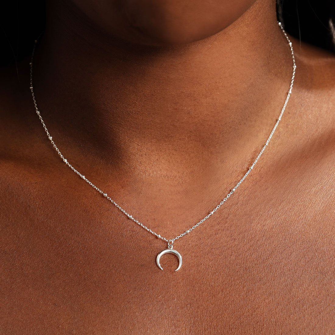 Petite Moon Illusion Necklace - Image 2
