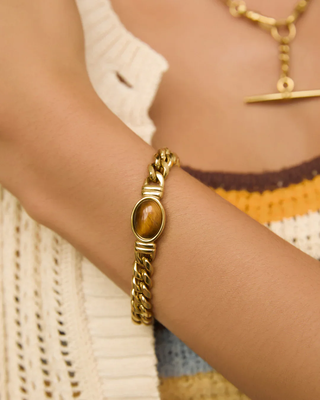 Odette Bracelet - Tigers Eye - Image 3