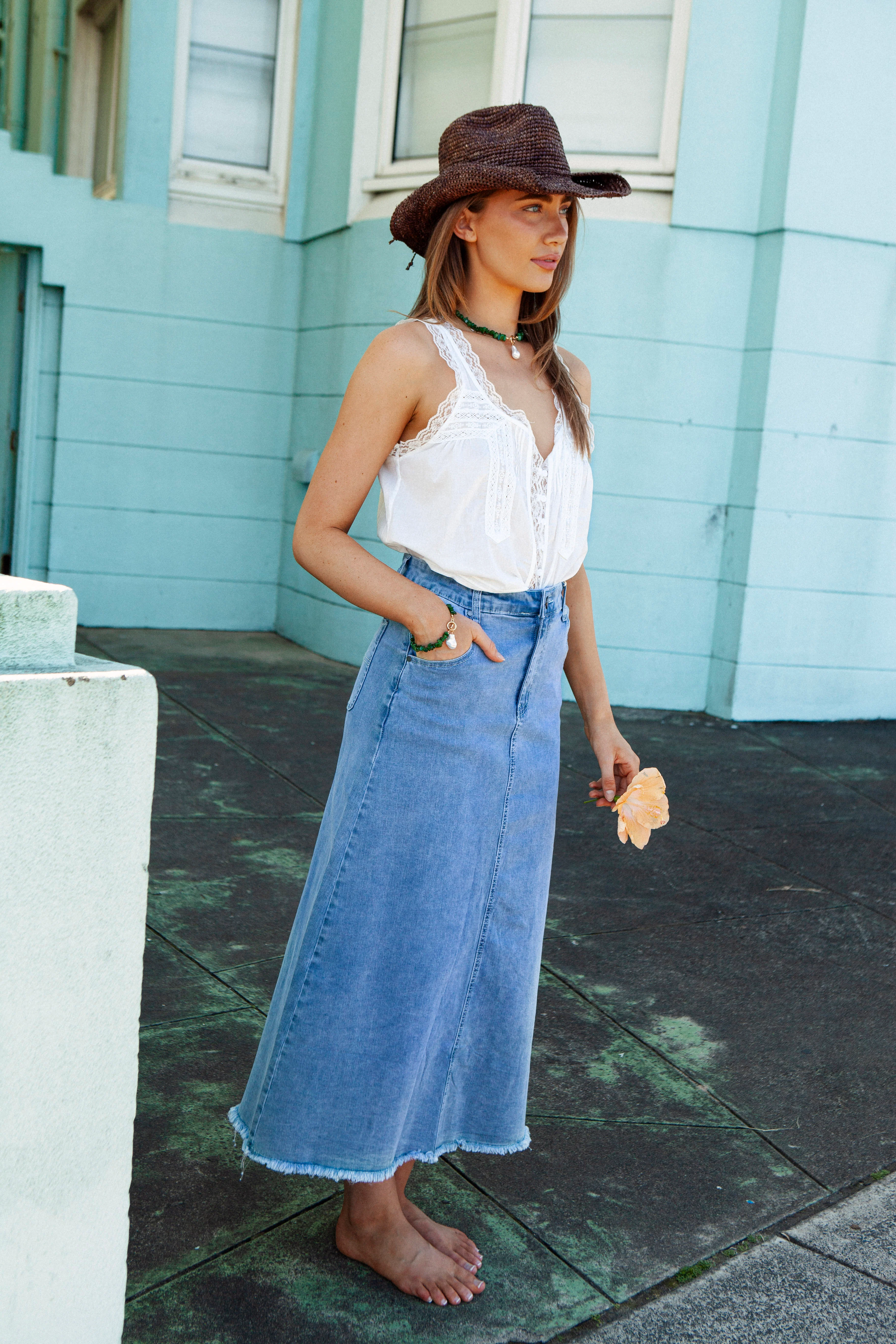 Penny Denim Skirt - Image 2