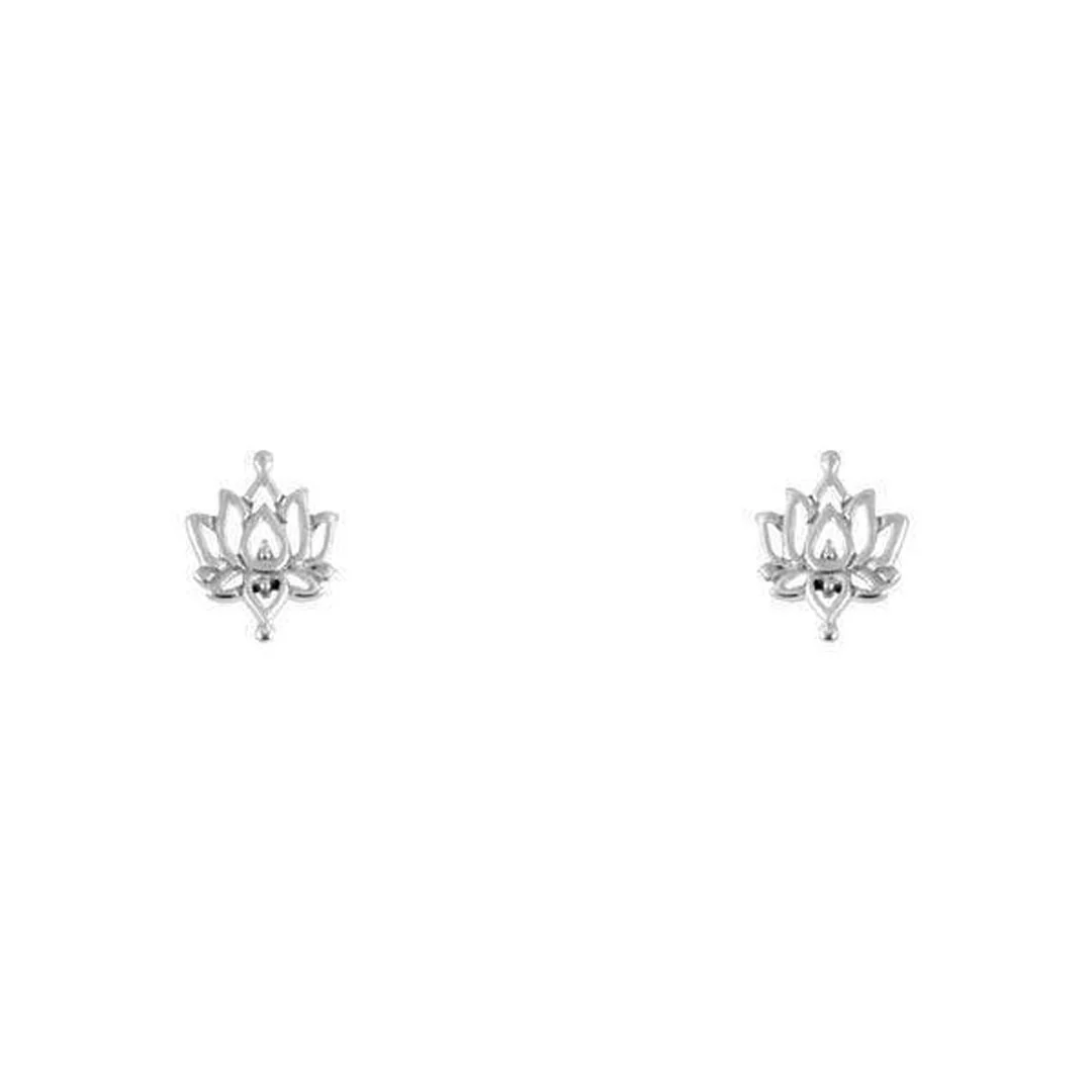 White Lotus Studs