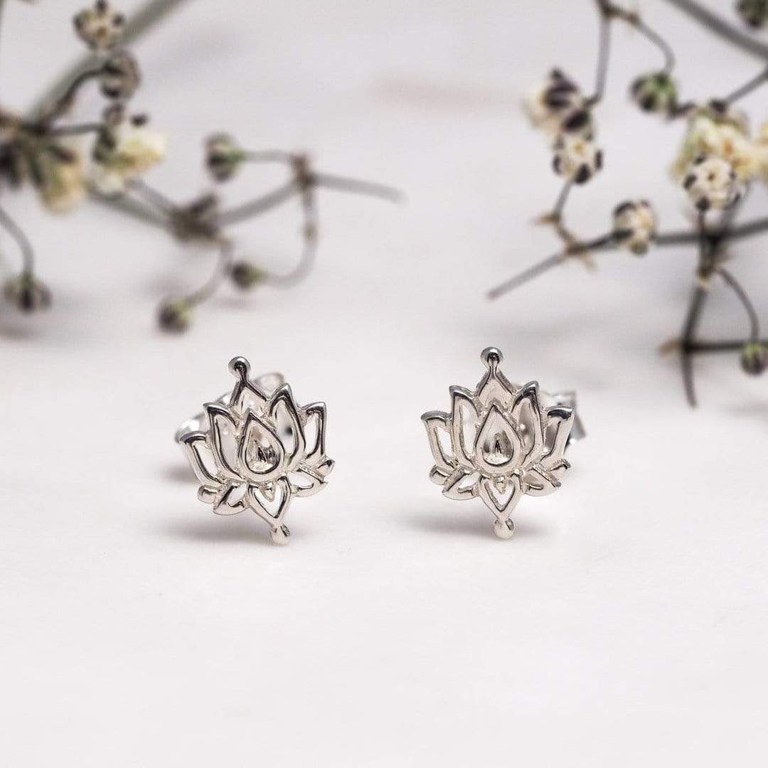 White Lotus Studs - Image 3