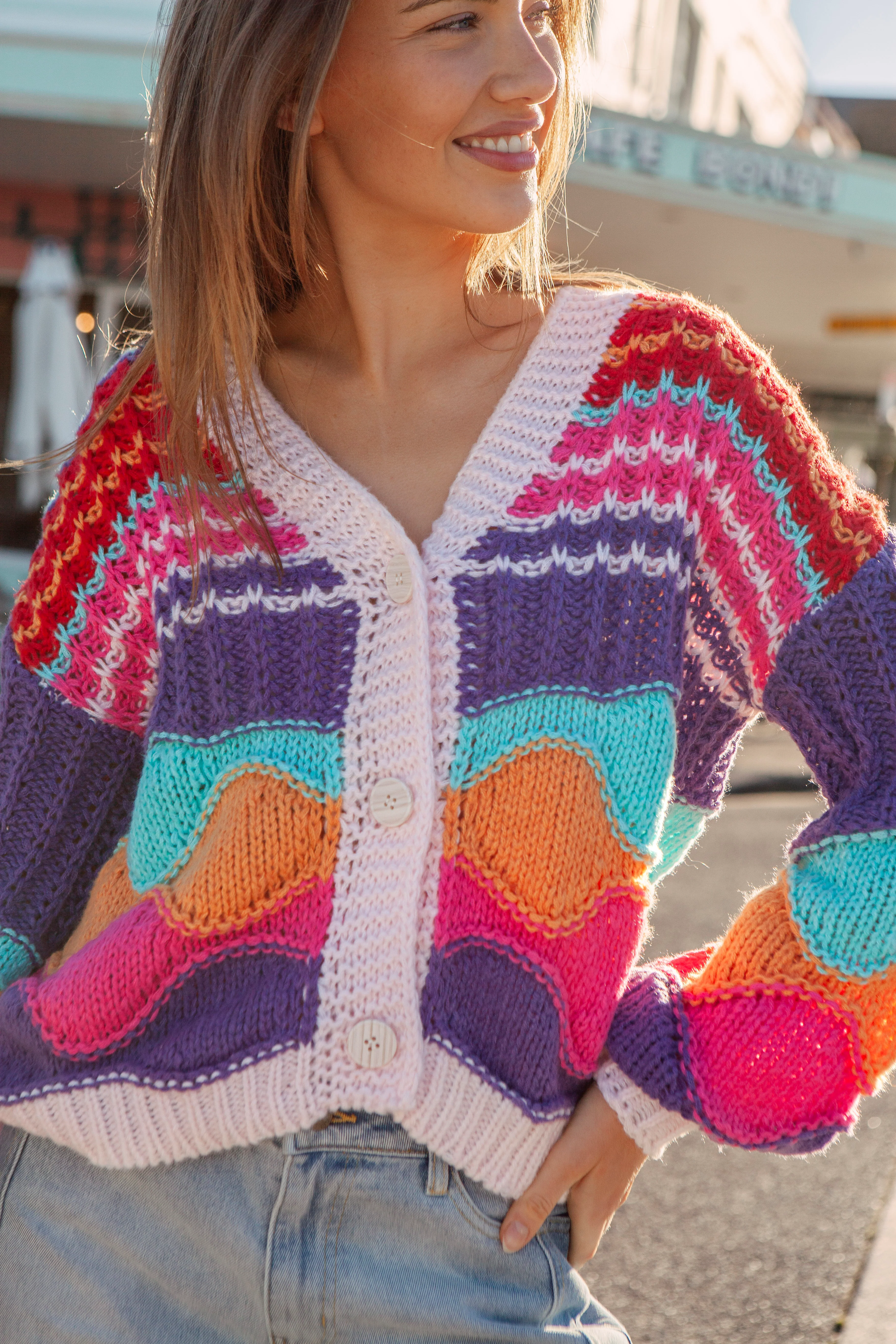 Sherbet Skies Cardigan - Image 2