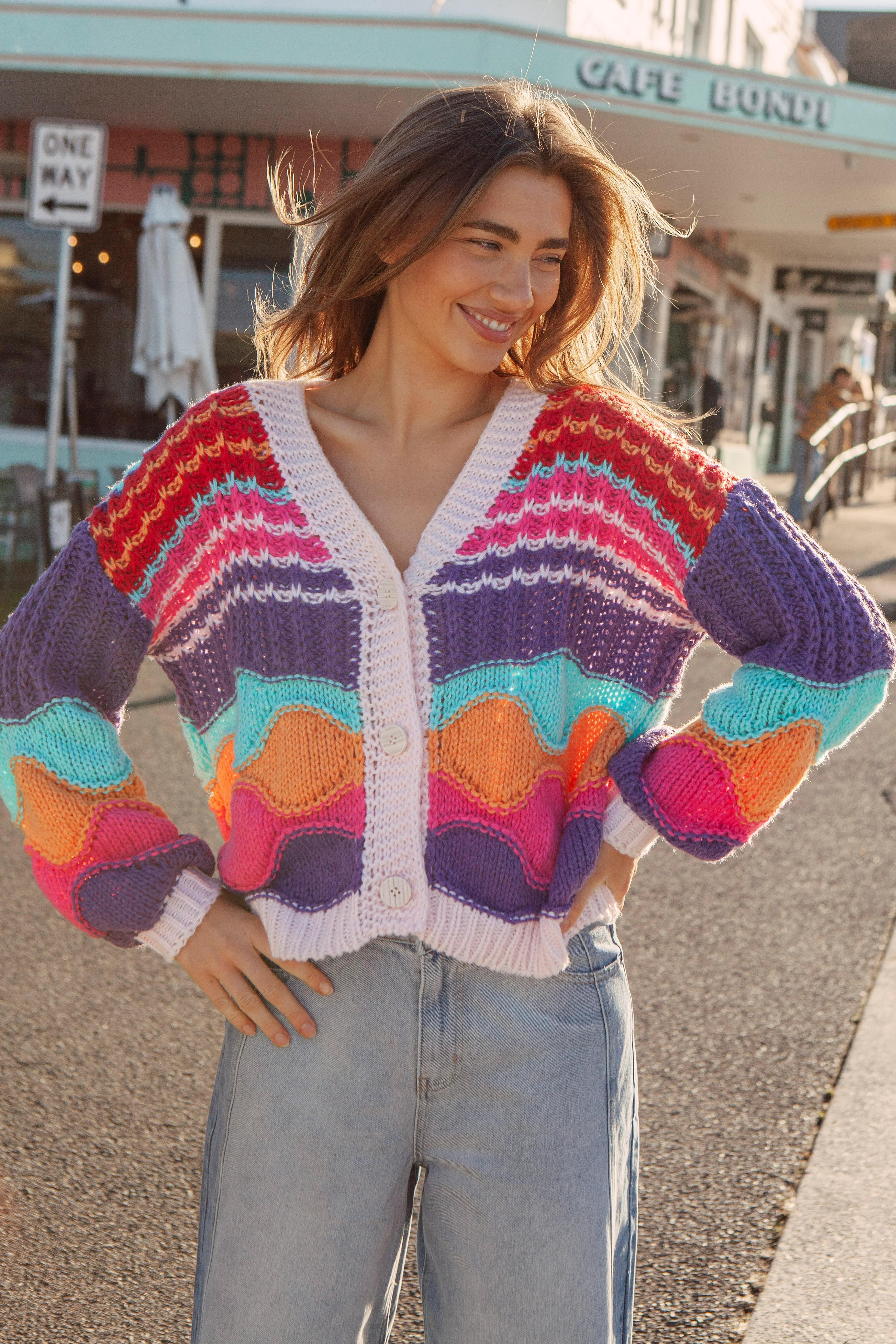 Sherbet Skies Cardigan - Image 6