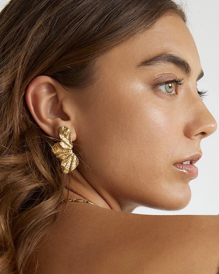 Stassia Gold Earrings - Image 3