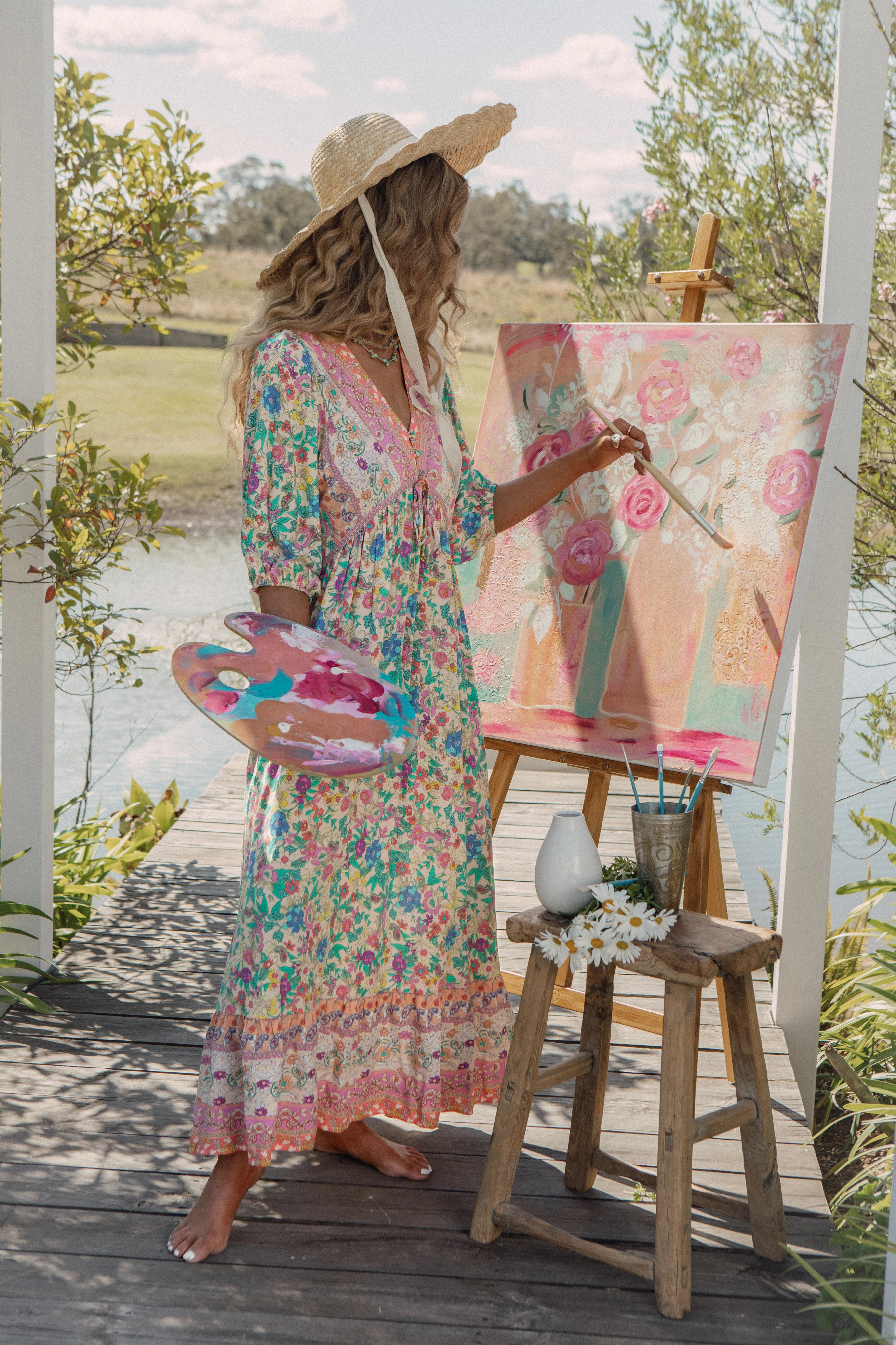 Stevie Maxi Dress - Poet - Image 3