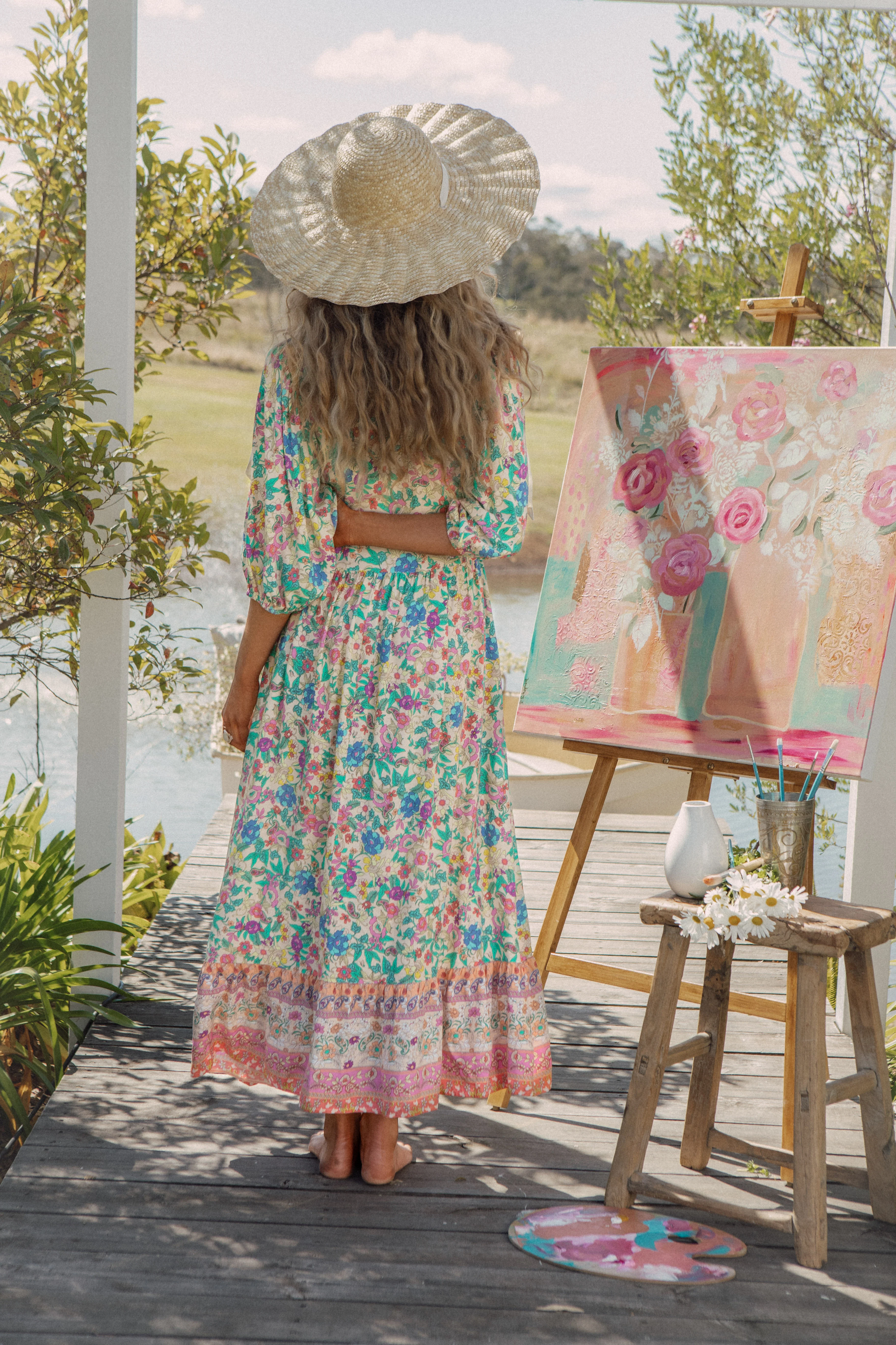 Stevie Maxi Dress - Poet - Image 5