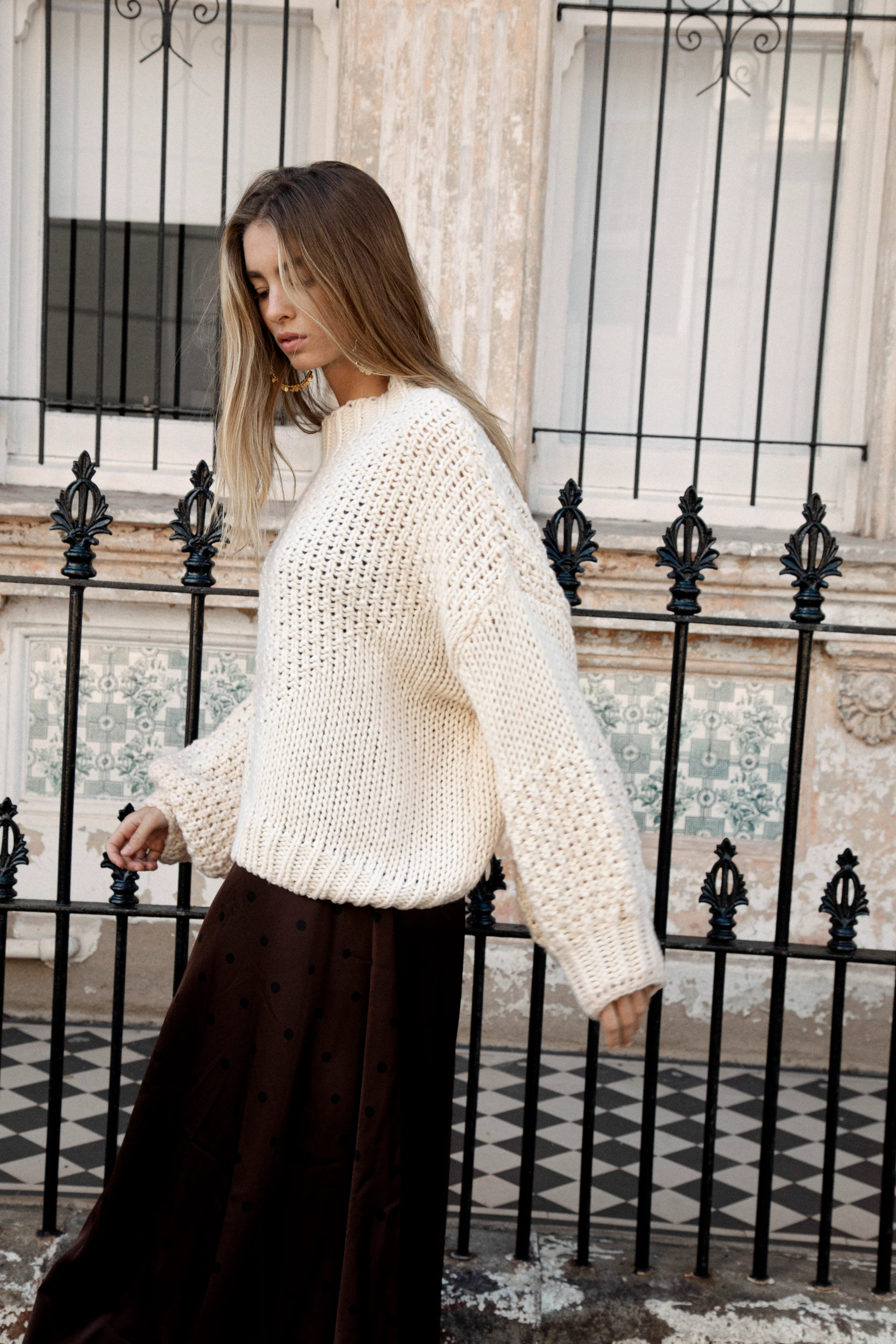 Vintage Romance Knit - Cream - Image 3